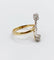 Bague 49 Bague toi et moi en or 18k et diamants taille ancienne 58 Facettes A07711