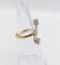 Bague 49 Bague toi et moi en or 18k et diamants taille ancienne 58 Facettes A07711