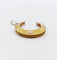 Pendentif Pendentif croissant de lune en or 18K et perles 58 Facettes A07705