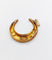 Pendentif Pendentif croissant de lune en or 18K et perles 58 Facettes A07705