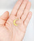 Pendentif Pendentif croissant de lune en or 18K et perles 58 Facettes A07705