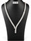 Collier Collier rivière en or blanc et diamants taille princesse 58 Facettes Pp