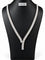 Collier Collier rivière en or blanc et diamants taille princesse 58 Facettes Pp