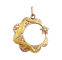 Pendentif Pendentif croissant de lune en or 18k avec perle 58 Facettes A07689