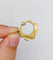 Pendentif Pendentif croissant de lune en or 18k avec perle 58 Facettes A07689