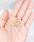 Pendentif Pendentif croissant de lune en or 18k avec perle 58 Facettes A07689