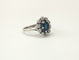 Bague 50 Bague marguerite en or blanc, saphir et diamants 58 Facettes BAG.MARGT.S-2452.3