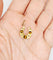 Pendentif Pendentif fer à cheval en or 18k, œil-de-tigre et diamants 58 Facettes A07680