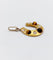 Pendentif Pendentif fer à cheval en or 18k, œil-de-tigre et diamants 58 Facettes A07680