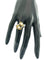 Bague 56 Bague vintage italienne en or 18 carats, perles et diamants 58 Facettes A2000D