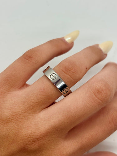 Bague 61 Cartier Love - Bague classique en or blanc 58 Facettes 2273