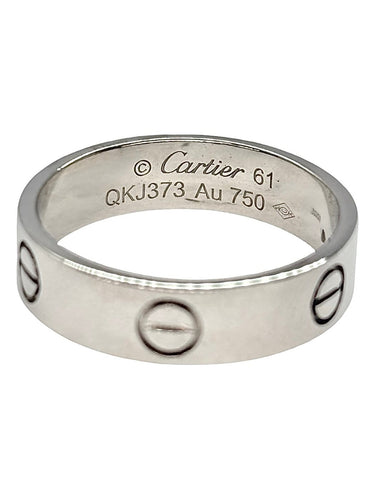 Bague 61 Cartier Love - Bague classique en or blanc 58 Facettes 2273