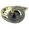 Bague 56 Bague cocktail en or 18 carats, perle noire et diamants 58 Facettes A2001D