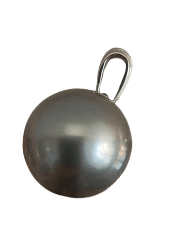 Pendentif Pendentif perle de Tahiti 11 mm en or gris 18K 58 Facettes 947