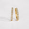 Boucles d'oreilles Aitches Embrace - Boucles d'oreilles créoles en or 18K et diamants 58 Facettes GER1356YG-2
