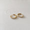 Boucles d'oreilles Aitches Embrace - Boucles d'oreilles créoles en or 18K et diamants 58 Facettes GER1356YG-2