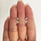 Boucles d'oreilles Teide - Boucles d'oreilles en or 18 carats, diamants et rubis 58 Facettes GER1031YG-2