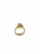 Bague 54 Bague solitaire rétro en or blanc et jaune avec perle 58 Facettes A2014D