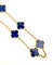 Collier Van Cleef & Arpels Vintage Alhambra - Sautoir en or jaune et lapis-lazuli 58 Facettes VCA COL 1047