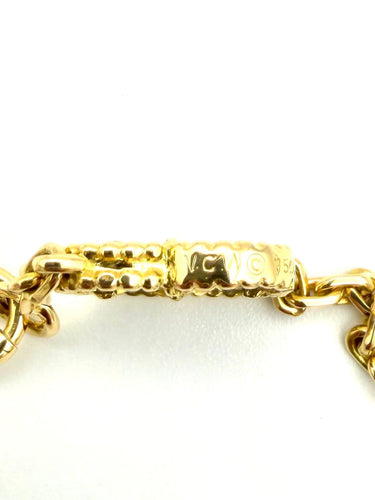 Collier Van Cleef & Arpels Vintage Alhambra - Sautoir en or jaune et lapis-lazuli 58 Facettes VCA COL 1047
