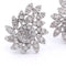 Boucles d'oreilles Boucles d'oreilles florales en platine et diamants 58 Facettes OR P4 (00619)