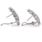 Boucles d'oreilles Boucles d'oreilles florales en platine et diamants 58 Facettes OR P4 (00619)