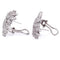 Boucles d'oreilles Boucles d'oreilles florales en platine et diamants 58 Facettes OR P4 (00619)