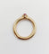 Bague 53 Bague ouvrante vintage en or 18k et rubis cabochon 58 Facettes A07640
