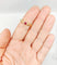 Bague 53 Bague ouvrante vintage en or 18k et rubis cabochon 58 Facettes A07640