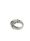 Bague 53 Bague rétro italienne en or blanc, saphir et diamants 58 Facettes A2026D