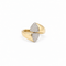 Bague 55 Toi et Moi - Bague en or jaune et diamants 58 Facettes 1.0001320/1