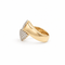 Bague 55 Toi et Moi - Bague en or jaune et diamants 58 Facettes 1.0001320/1