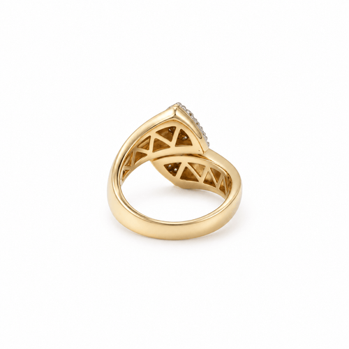 Bague 55 Toi et Moi - Bague en or jaune et diamants 58 Facettes 1.0001320/1