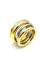 Bague 53 Pomellato Tubolare - Bague en or jaune et blanc 18K 58 Facettes POMELLATO BG 1046