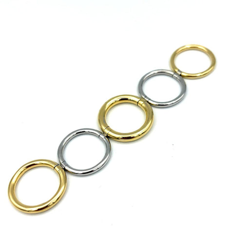 Bague 53 Pomellato Tubolare - Bague en or jaune et blanc 18K 58 Facettes POMELLATO BG 1046