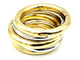 Bague 53 Pomellato Tubolare - Bague en or jaune et blanc 18K 58 Facettes POMELLATO BG 1046