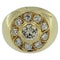 Bague 48 Bague chevalière française en or jaune et diamants naturels 58 Facettes A2066D
