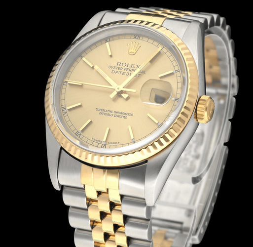 Montre Rolex Datejust - Montre 16233 en or et acier 58 Facettes ROL/DJ1/1571