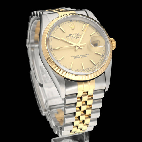 Montre Rolex Datejust - Montre 16233 en or et acier 58 Facettes ROL/DJ1/1571