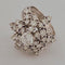 Bague 52 Bague fleur en or blanc et diamants 58 Facettes 2690414
