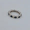 Bague 52 Alliance en or blanc avec saphirs et diamants 58 Facettes 2690416