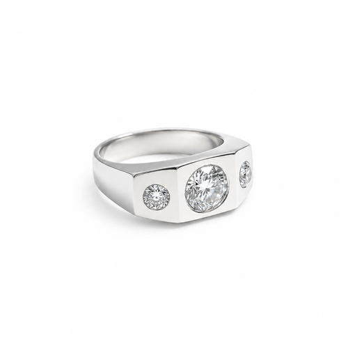 Bague 52 Bague en platine et diamants taille ancienne 1,41 ct 58 Facettes 1.0001377/1