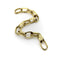 Bracelet Bracelet vintage à maillons ovales en or 18K 58 Facettes A1001C