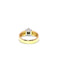 Bague 56 Bague cluster en or jaune et diamants 58 Facettes 50517