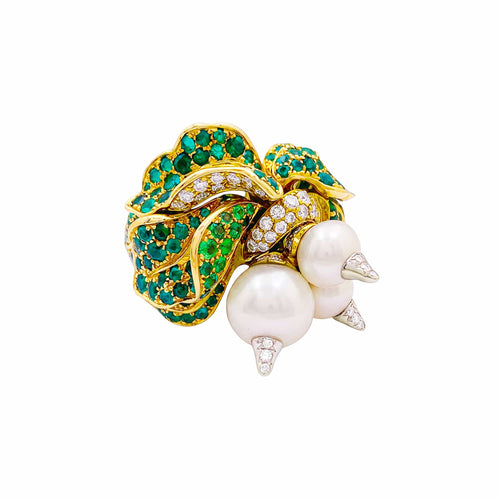 Bague 53 Dior Jardins de Milly-la-Forêt - Bague Navets en or jaune diamants 58 Facettes 35993