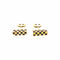 Boutons de manchette Van Cleef & Arpels Damier - Boutons de manchette en or jaune et bois 58 Facettes 35952