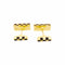 Boutons de manchette Van Cleef & Arpels Damier - Boutons de manchette en or jaune et bois 58 Facettes 35952