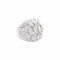 Bague 52 Bague boule vintage en or blanc et diamants 58 Facettes 35940