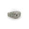 Bague 56 Art déco - Bague en platine, or blanc, diamants et émeraudes 58 Facettes 11225