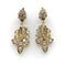 Boucles d'oreilles Boucles d'oreilles victoriennes à motifs feuillage en or 18K et diamants 58 Facettes 11224